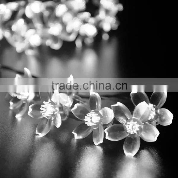10m 100 Leds Warm White Decorative LED Indoor Flower String Lights or Led Rope Light photo-6
