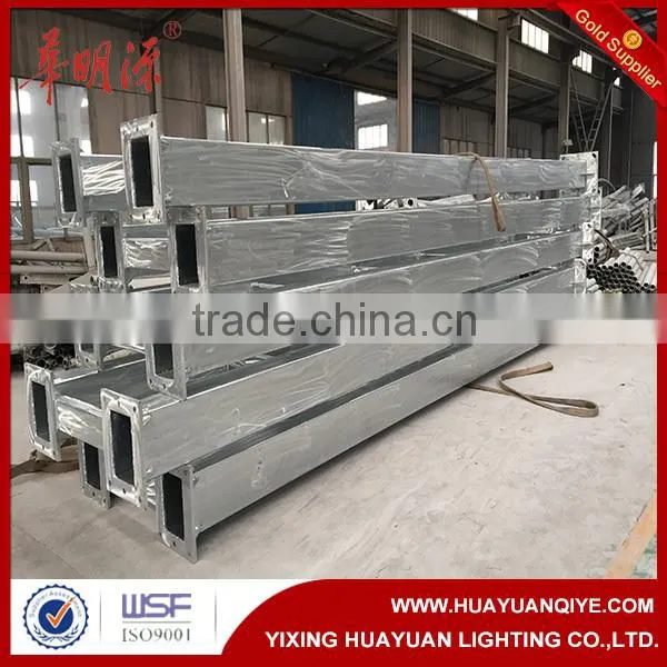 Galvanized Traffic Light Pole and Signal Light Pole for Road Traffic Application