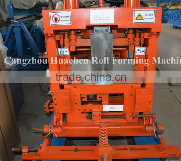 Hydraulic Cutting Steel Profile Channel Shape Metal C Purlin Roll Forming Machine photo-4