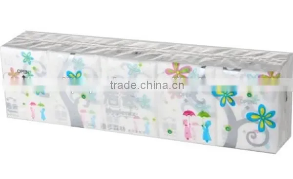 12 Packs Paper Handkerchiefs Pocket Tissue White photo-2