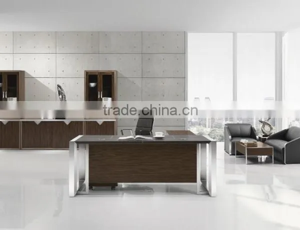 DT-11 Modern New Design Office Desk Frame Office Table Executive Desk Stainless Steel Frame Executive Desk photo-5
