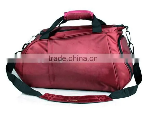 Duffle Bag Sport Fashion Polyester Multi Trendy Bag With Shoes Pocket photo-2
