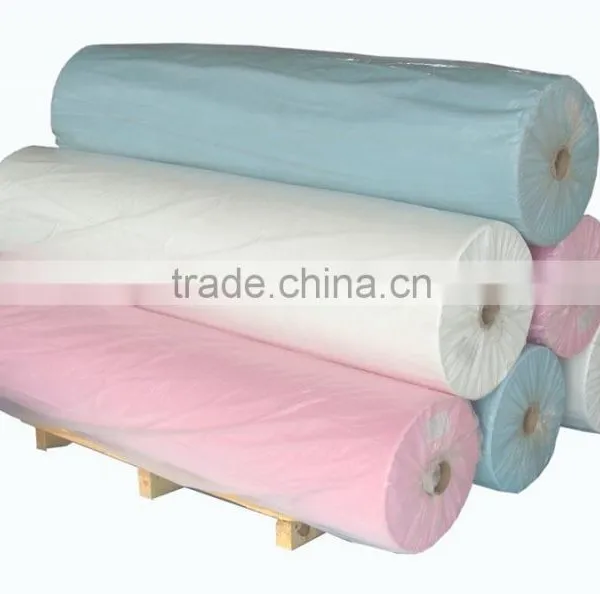 100% pp Spunbond Nonwoven Fabric Raw Material for Disposable Bed Sheet photo-5