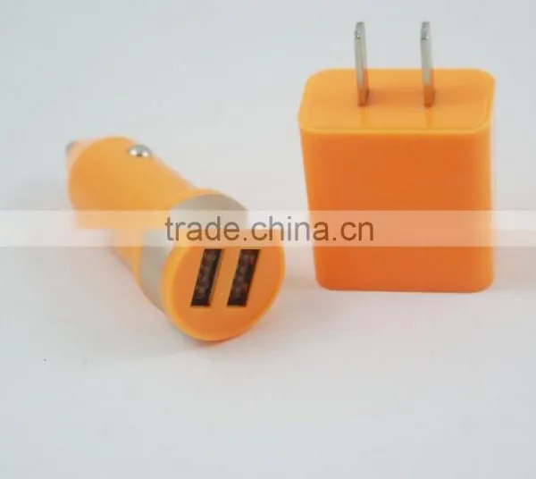 1 Set CN 2 in 1 Kit Charger 1 Pcs EU/US Plug +1pcs Car Charger Kit for IPhone 4 4S 3GS 3G IPod Touch photo-5