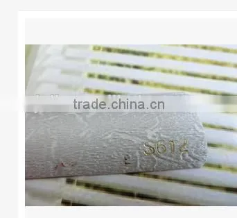 25mm Pvc Blind S Shape Slat With Emboss Flower/roller Blind photo-3