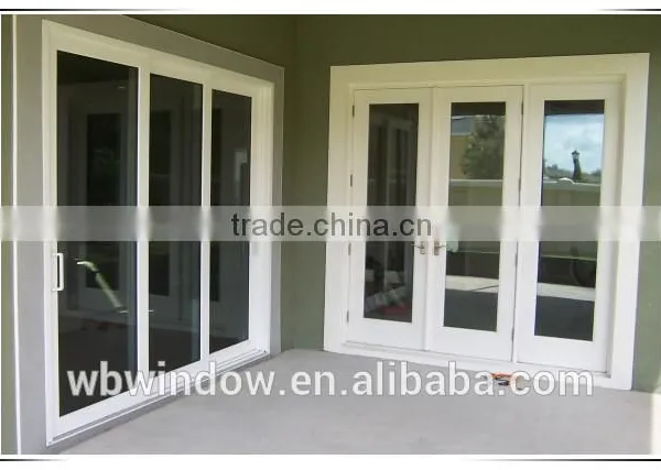 Big Size 3 Panel Pvc Sliding Triple Glass Doors photo-2