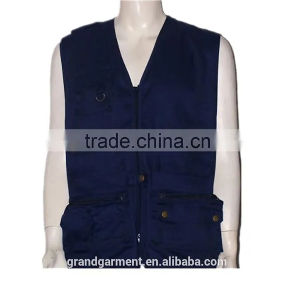 Cheap Wholesale Multi-pockets Work Vests China Supplier photo-3