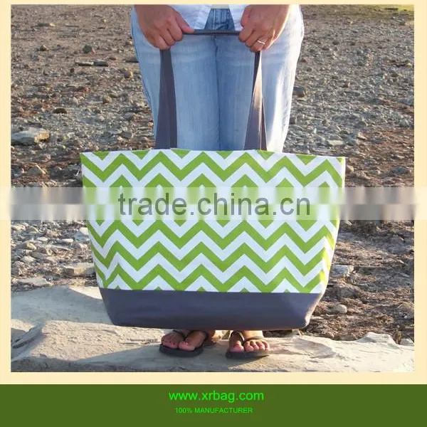 Wholesale Chevron Beach Tote Bags