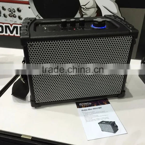 Protable Plastic Speaker PA System Disco Light USB Port for Charging Multifunctional Outdoor Bluetooth Speaker photo-2