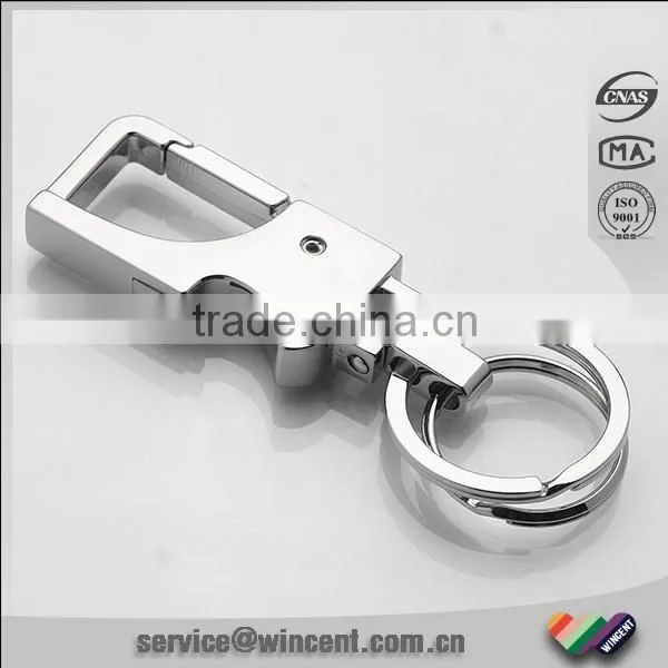 Whole Metal Double Rings Bottle Opener Key Chain photo-2