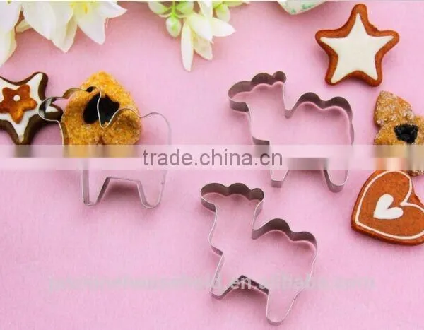 2015 Popular DIY Creative Design Animal Shaped Stainless Steel Cookie Cutters for Cakes and Bisciuts photo-2