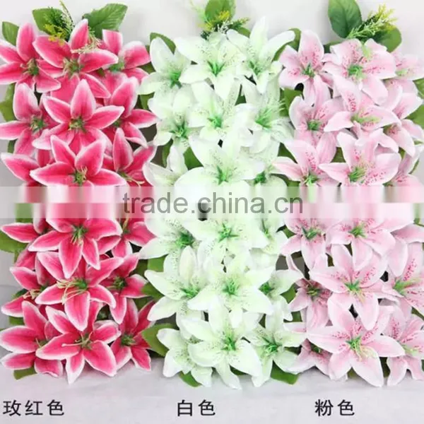 Flower Design Wall Artificial Flower Wall Decoration