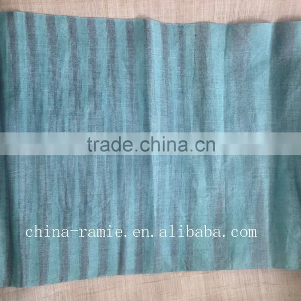 Ramie&cotton Woven Stripped Fabric photo-2