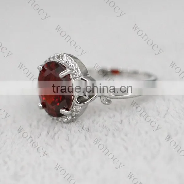 316L Stainless Steel High Quality Polished Infinity Love Crystal Wedding Ring Jewelry photo-3