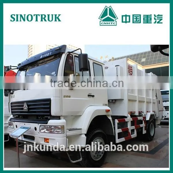 16m3 SINOTRUK 4X2 HOWO New Garbage Truck Ethiopia Truck photo-2
