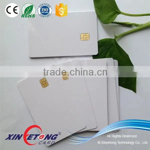 PVC Material SEL4428 4K Bit Chip Contact IC Card for Reader photo-3