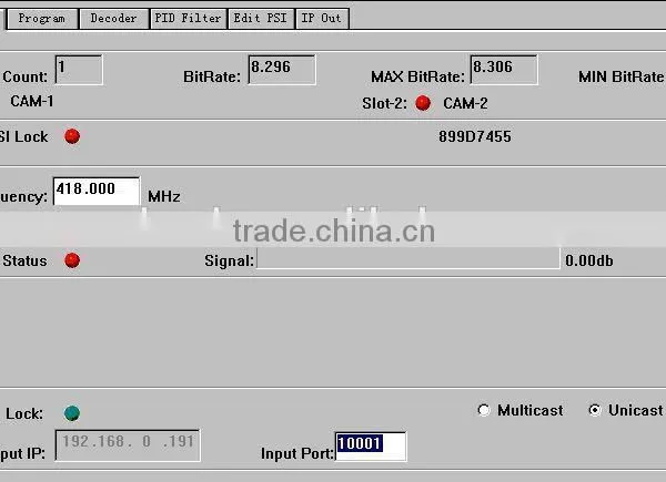 Dvb-t Cam ip Ird (DVB-T/T2+ASI+IP In,2*CI,AV+HDMI+SDI(1080i/720p/576i)+YPbPr+IP+ASI Out) photo-2