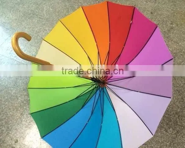 Fashion Rainbow Umbrellas/travel Umbrella/rainbow Beach Umbrella photo-3