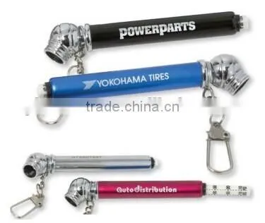 Mini Tire Pressure Gauge Key Chain