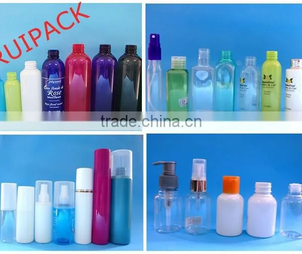 Plastic Empty PE / PET Cosmetic Bottles, Shampoo / Liquid Bottles