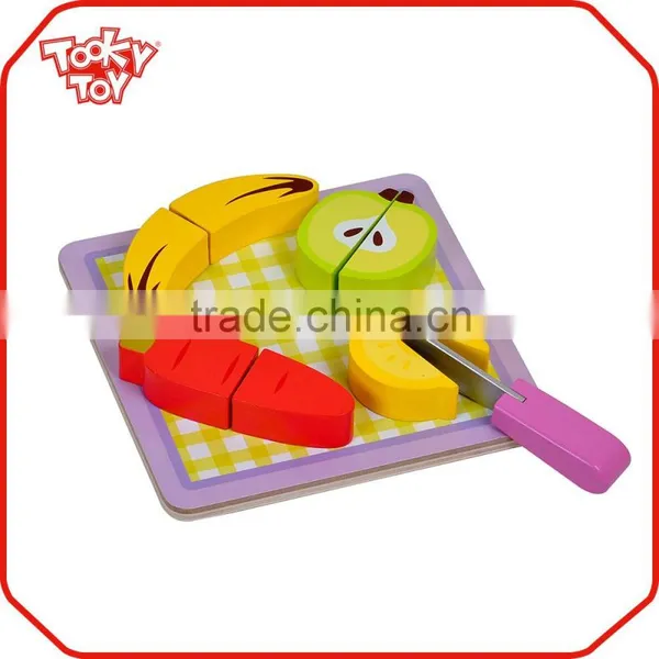 Wholesale Intelligent Wooden Fruit Set Toy Cutting Vegetables Toy
