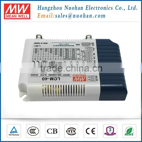 Mean Well LCM-40 40W 500mA Multiple Stage Output Current LED Driver Dimming Pwm Led Driver 220v Led Driver 40w 500ma photo-2