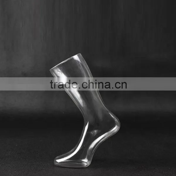 Hot Sale Boutique Top Level Fashion Transparent PC Female Middle Leg Mannequin