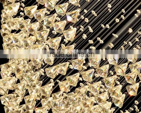 Modern Acrylic Crystal Diamond Chandelier Lustre Boul Diamant 92034 photo-5