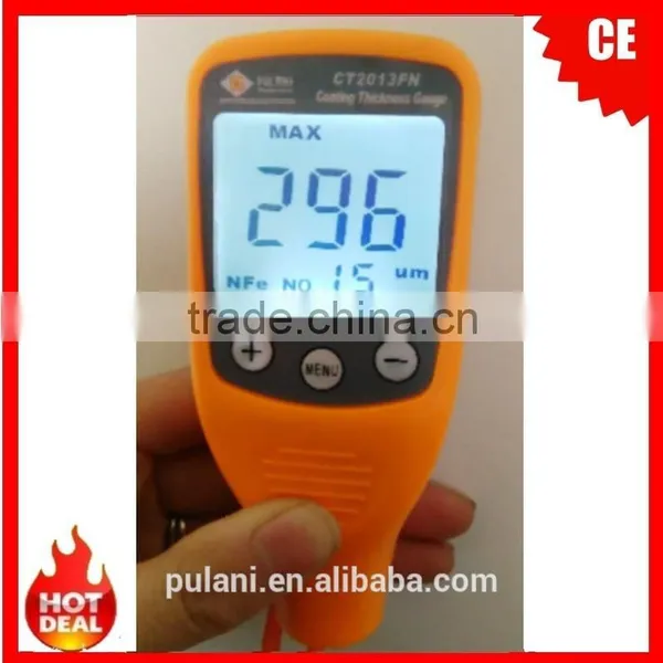 Fast Display Data of Dual Function Coating Thickness Measuring Meter With F Probe and NF Probe photo-3