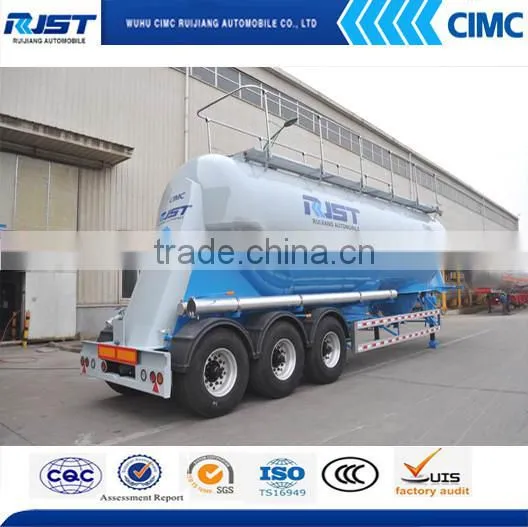 CIMC Aluminum Alloy Vertical Powder Tank Semi Trailer/powder Tank Trailer/bulk Cement Tank Trailer photo-4