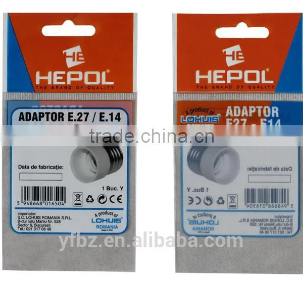 Wholesale Custom Printed Opp Packaging Bag for Electric Bulb With Header/ Customized Opp Plastic Bag photo-2