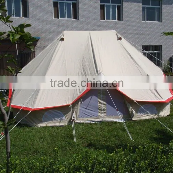 6x4M Double Roofs Emperor Twin Bell Tent With 100%cotton Canvas photo-6