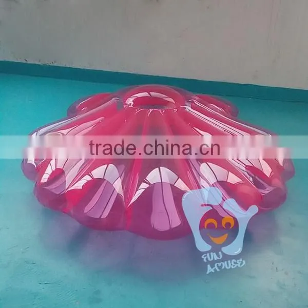 Wholesale 180cm PVC Giant Pink Inflatable Seashell Pool Float photo-3