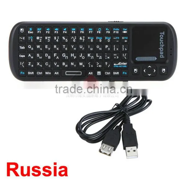 Russian Wireless Bluetooth Keyboard With Touchpad For Smart TV/Notebook/Tablet PC/Google TV Box/Projector photo-2
