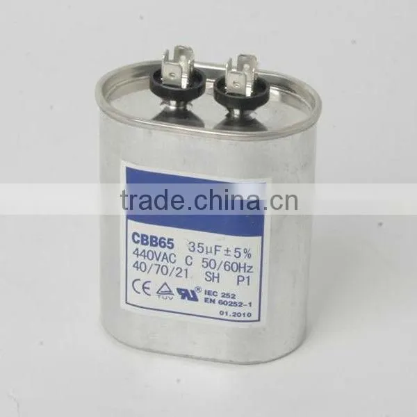 CBB65-2 metallized polypropylene film capacitor metallized polyester film capacitor