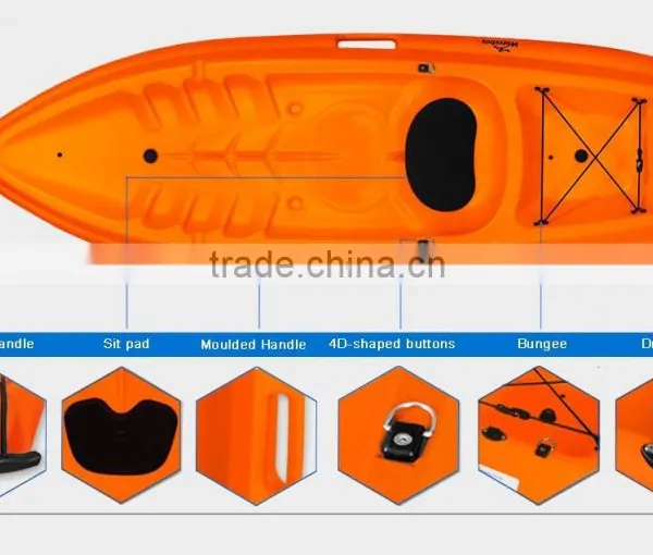 Hot Sale Two Person Plastic River Boat For Kids photo-3