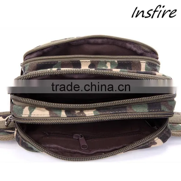 2016 Outdoor Waist Bag Fashionable Classical Canvas Waist Leg Bag photo-5