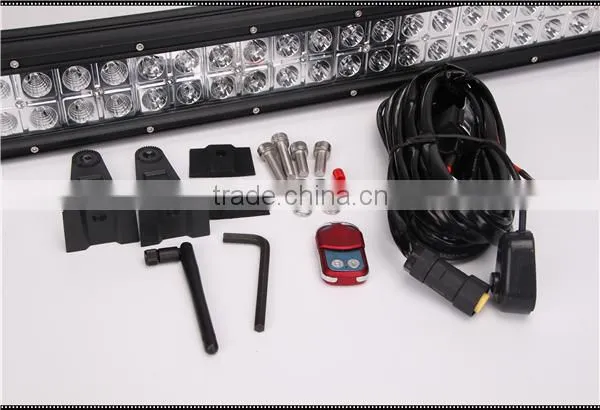 Wholesale 288W LED Strobe Light Bar Double Rows Voltage 12/24V Led Light Bar for Suv Truck Offroad Tractor photo-5