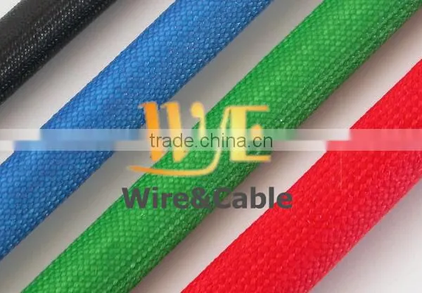 1500V 20mm Braided Fire Resistant Fiberglass Sleeve