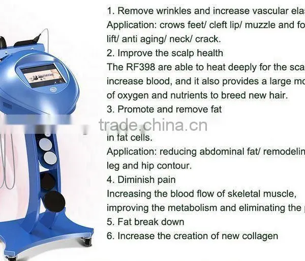 500W 2016 Portable Rf Machine/rf Fat Cavitation Machine Facial Machine/vacuum Cavitation Rf Machine photo-2