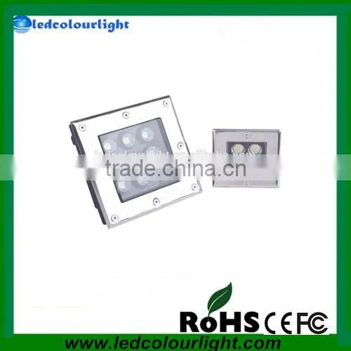 Hight Quality IP68 Aluminum Body DMX LED RGB Underwater Light 9w photo-3