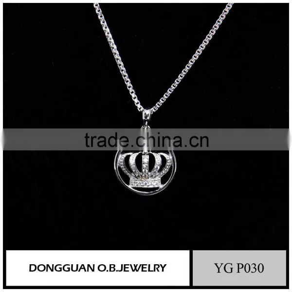2016 the Newest Designs Fashion 925 Sterling Silver Pendant With Pink Stone Wholesale Price photo-5