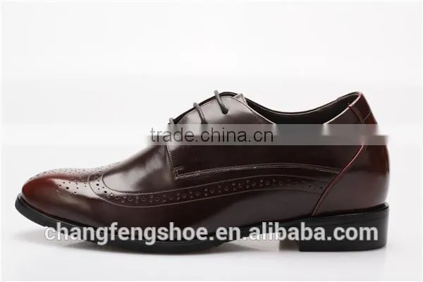 Patent Leather Men Shoes / Retro Brogue Carved Formal Dress Shoes photo-2