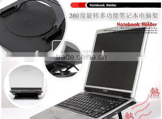 360 Degree Roating Notebook Laptop Cooling Holder Stand ,adjustable Notebook Cooler Stand photo-6