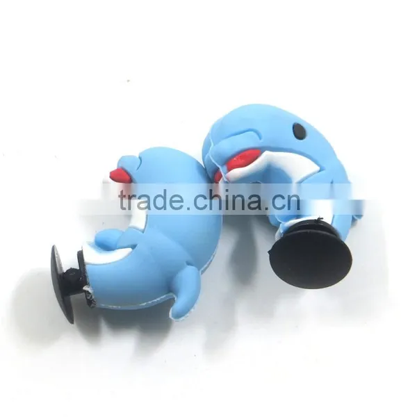 Dolphin Shaped Custom Shoe Decorations Wholesale PVC 3d Shoe Buckle photo-2