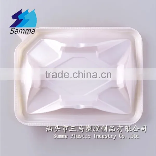 KW-0013C Disposable Mini Sushi Containers, Wooden Base Containers With Clear Lid photo-6