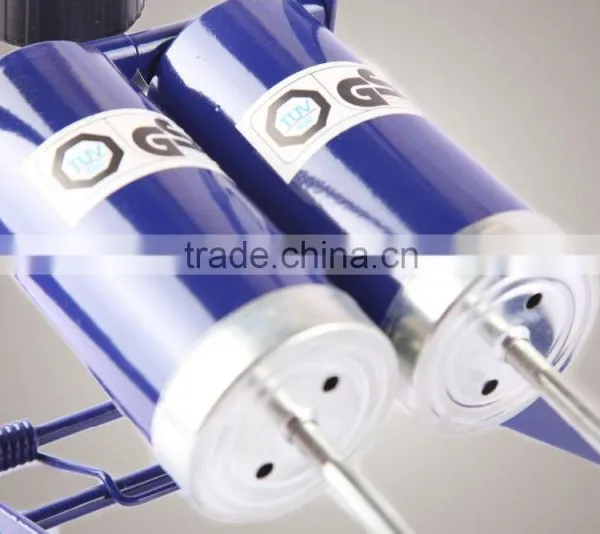 2016 Brand New Double Cylinder Foot Pump Barrel Inflator for Car Bicycle Bike Motorcycle Tyre High Quality photo-2