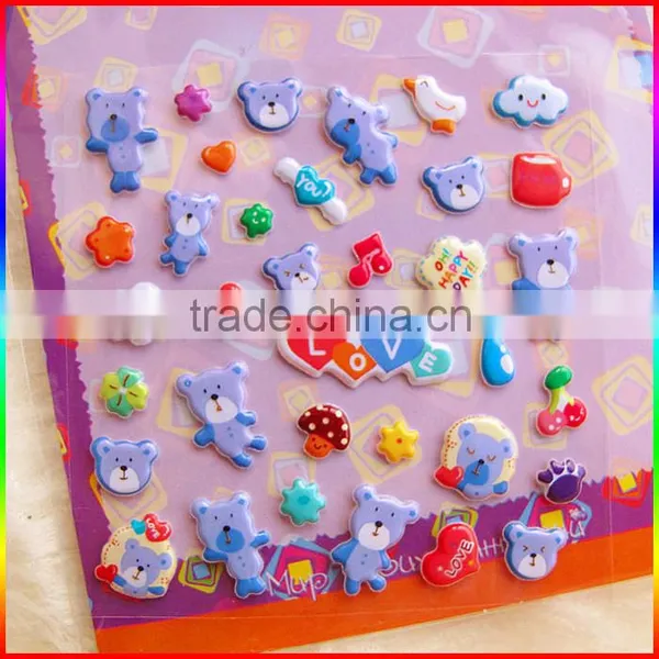 Mini Animal Pattern Caroon Puffy Sticker/foam Sticker photo-2