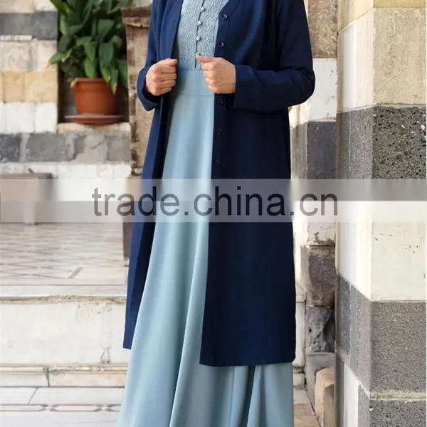 OEM Service China Factory Custom Made Wholesale Muslim Ethnic Elegant Loose Tunic Tops photo-2