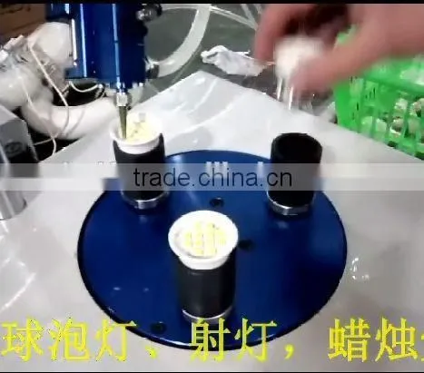 LED Bulb Lamp Gluing Machine Dispenser photo-3